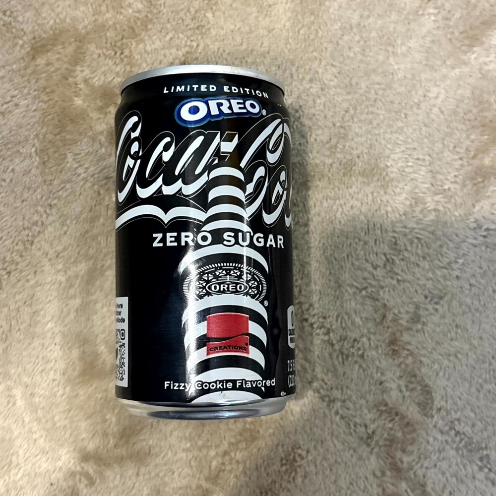 Coca Cola Oreo Limited Edition Mini Can Zero Sugar 7.5oz Empty 2024 Collectible